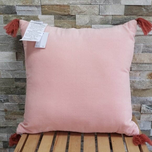 Decorative Quilted Velvet Pillow - Picture 3 of 3